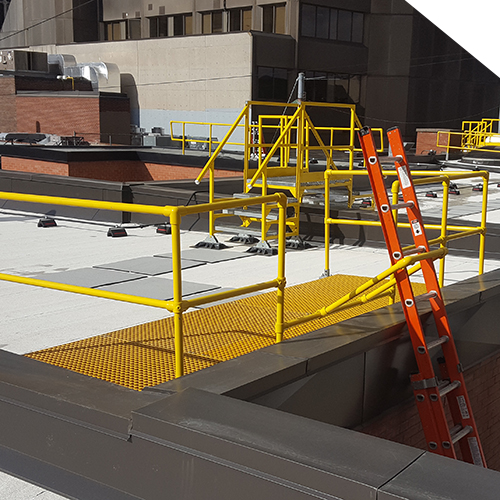 Access Control Railing + Ladder Port